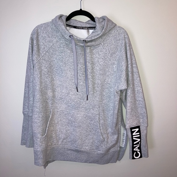 Calvin Klein Performance Sweatshirt Gray - Picture 2 of 3